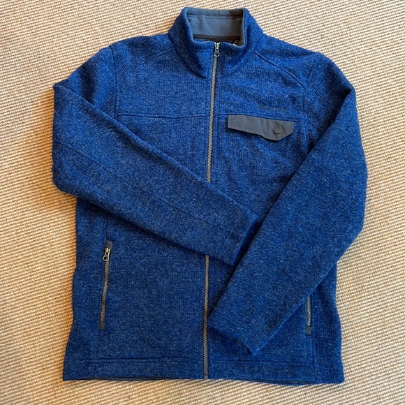 Marmot Men’s Wool Blend Knit Zip-Up Jacket  L - Picture 1 of 9